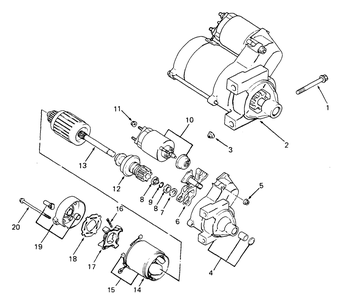 Electric Starter Diagram and Parts List for 2284 864501-899000-145734100-146734100-14A734100 Cub Cadet Lawn Tractor